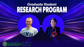Graduate student Research Program 2023 two student profiles