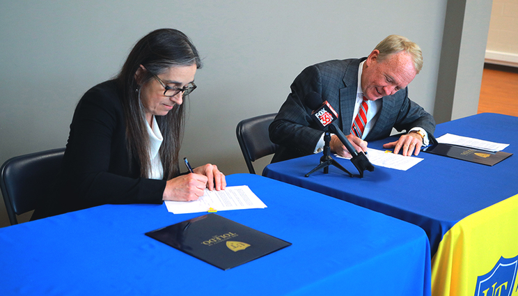 LLNL collaborative research agreement-signing