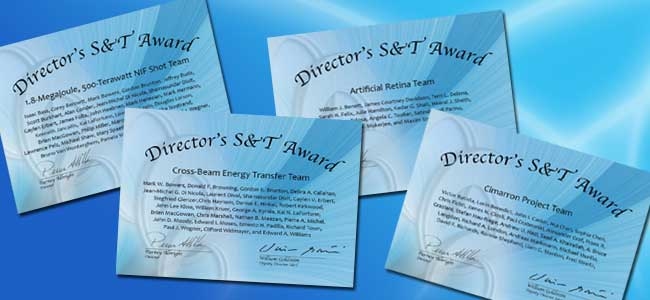 Image of award certificates