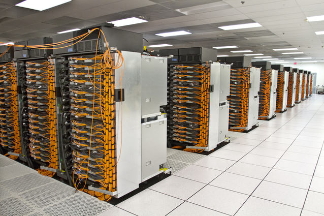 Sequoia supercomputer is computing bay