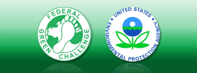 Logos for green challenge and environmental protection agency